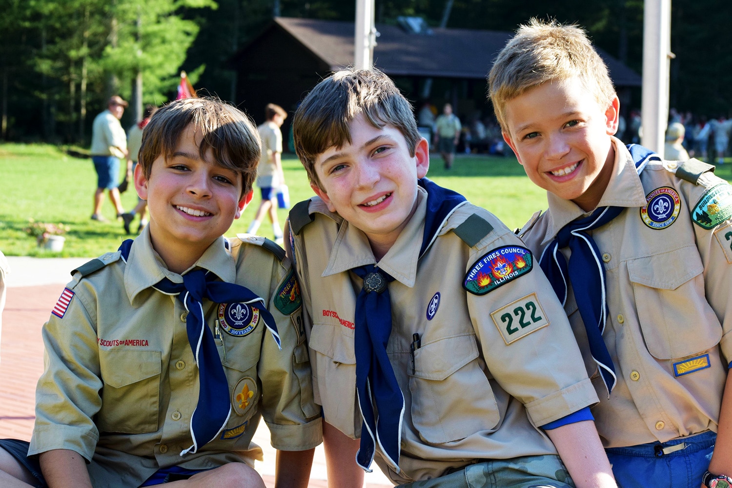 Boy Scouts at the Cathedral of St. Joseph